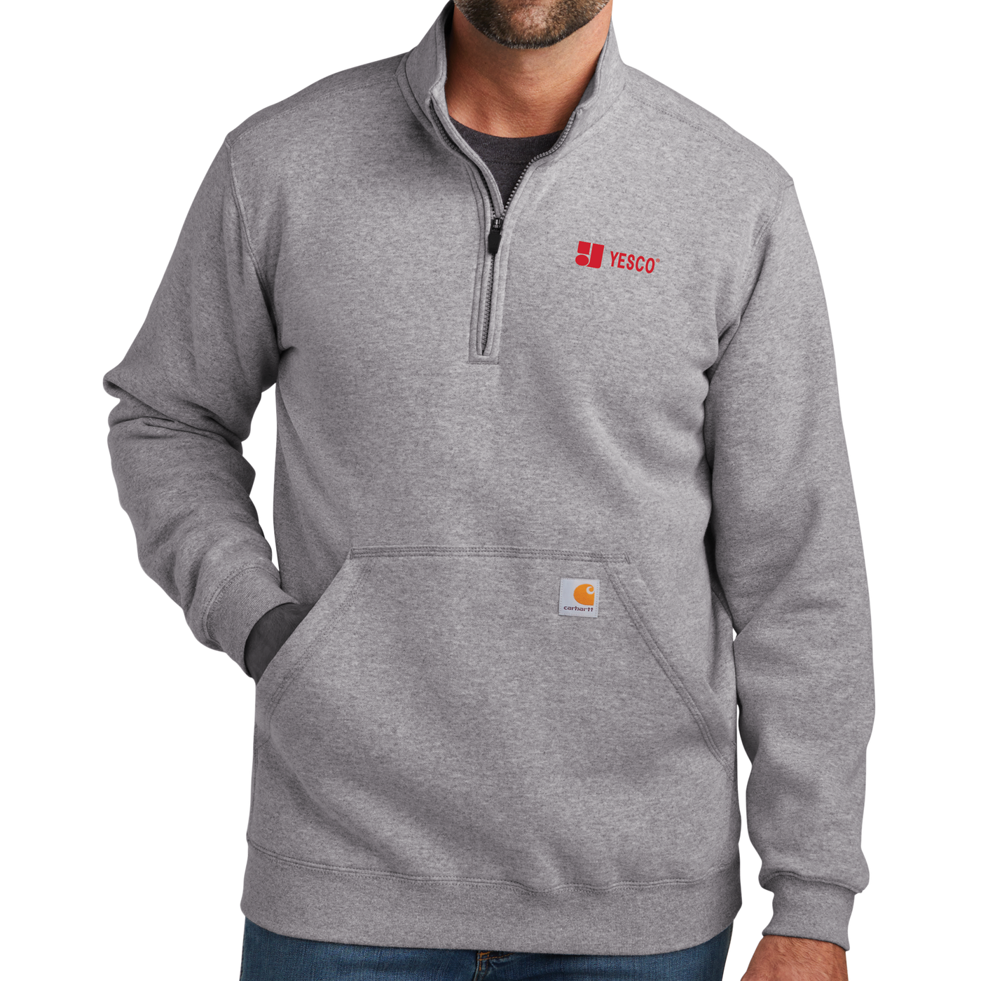 Carhartt® Midweight 1/4-Zip Mock Neck Sweatshirt