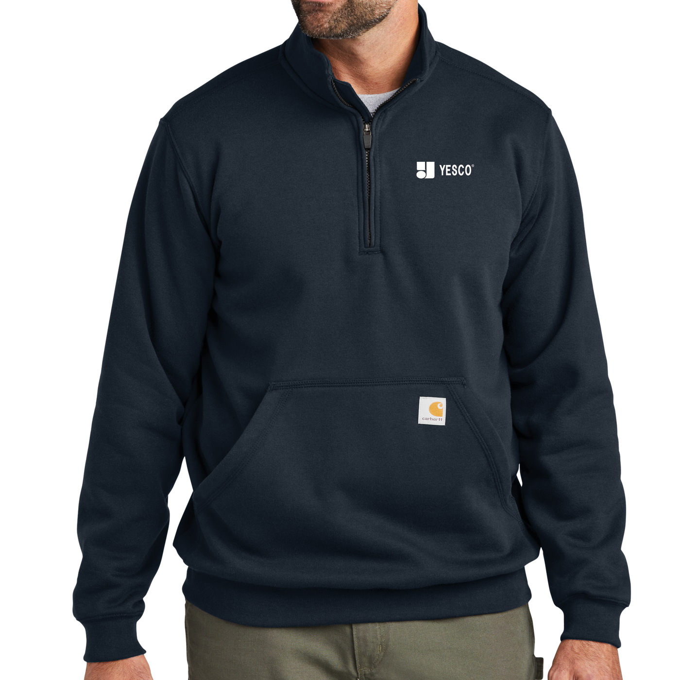 Carhartt® Midweight 1/4-Zip Mock Neck Sweatshirt