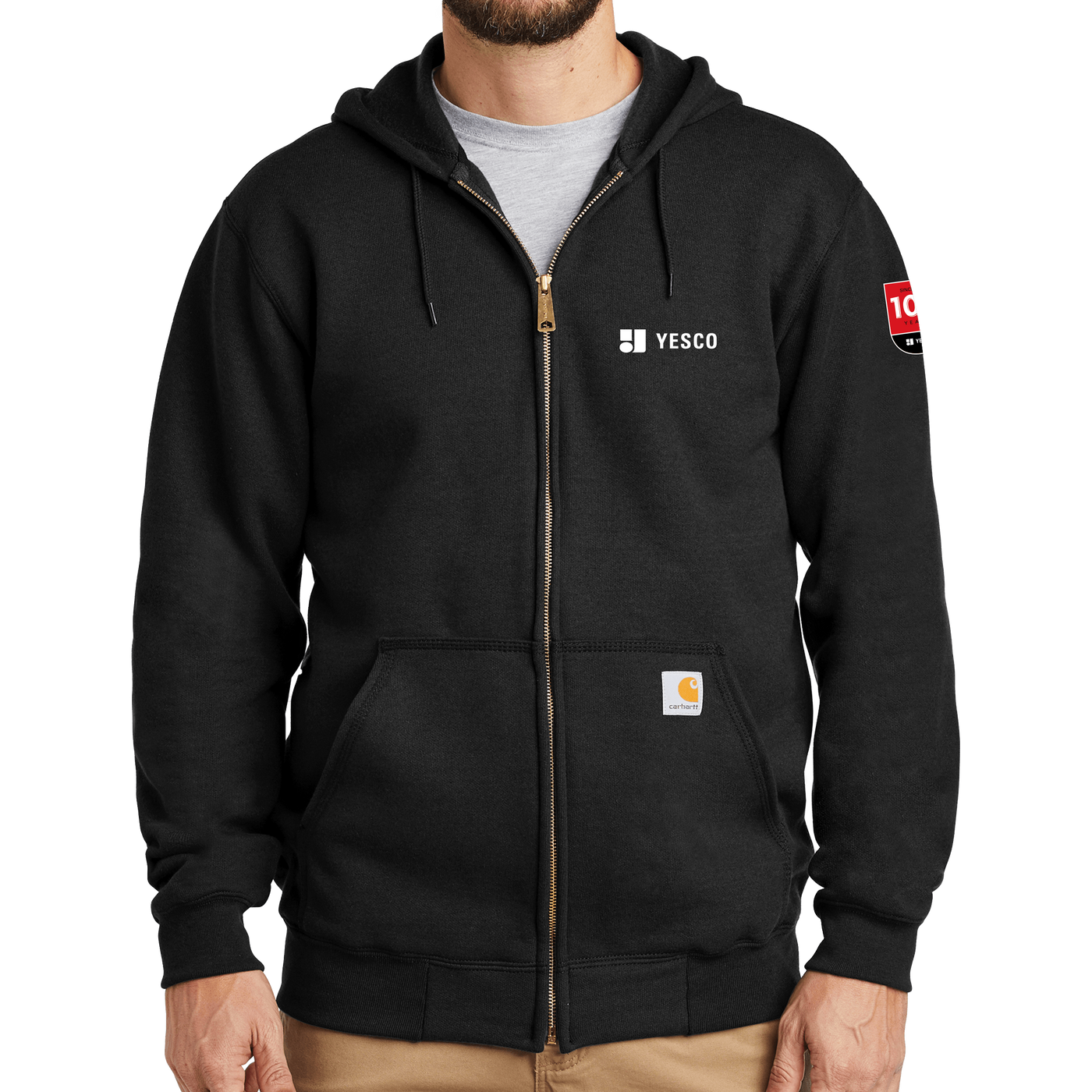 100 Years- Carhartt Midweight Hooded Zip-Front Sweatshirt