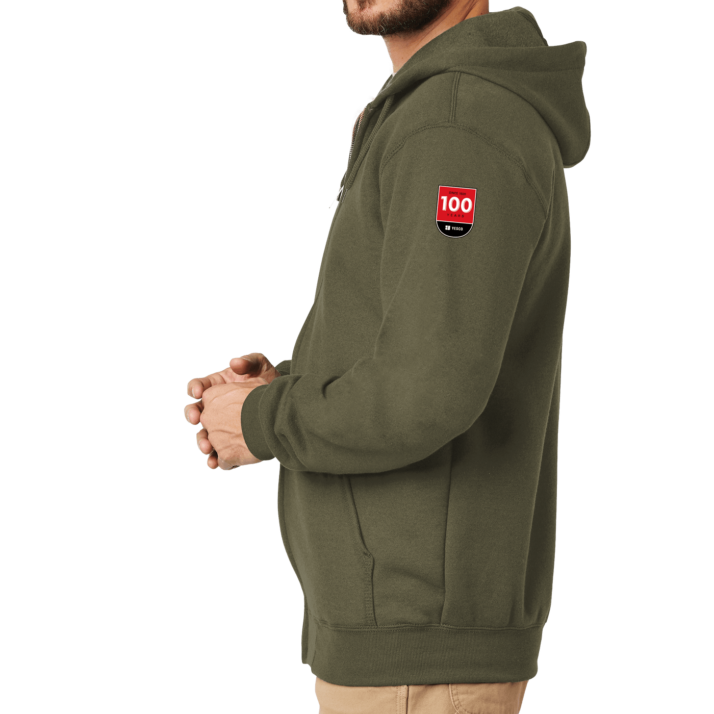 100 Years- Carhartt Midweight Hooded Zip-Front Sweatshirt