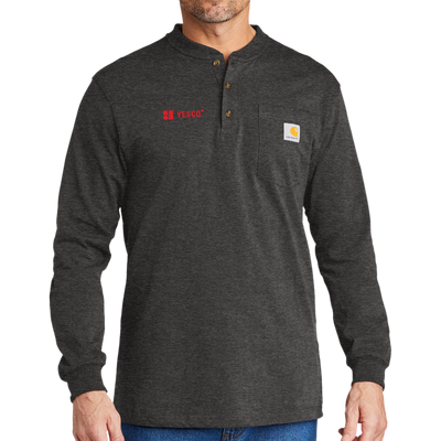 YESCO Canada- Carhartt® Long Sleeve Henley T-Shirt