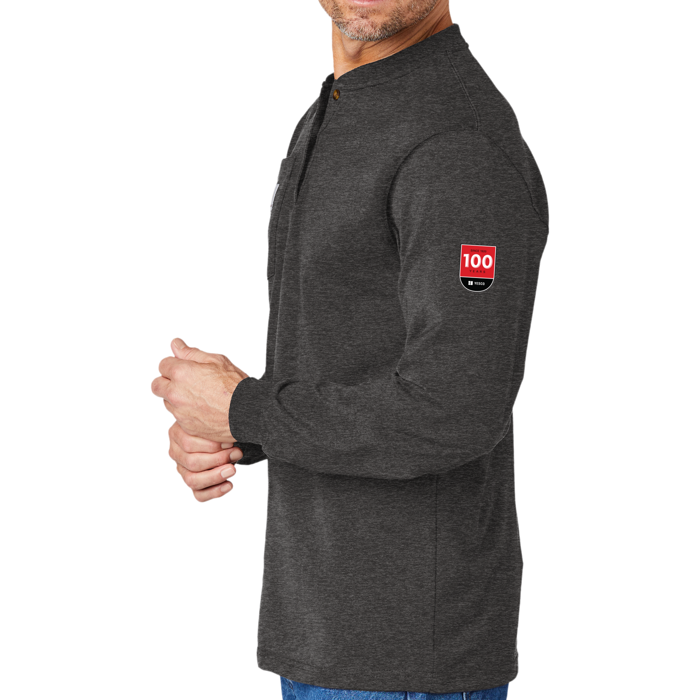 100 Years - Carhartt® Long Sleeve Henley T-Shirt