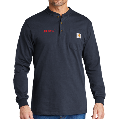 YESCO Canada- Carhartt® Long Sleeve Henley T-Shirt