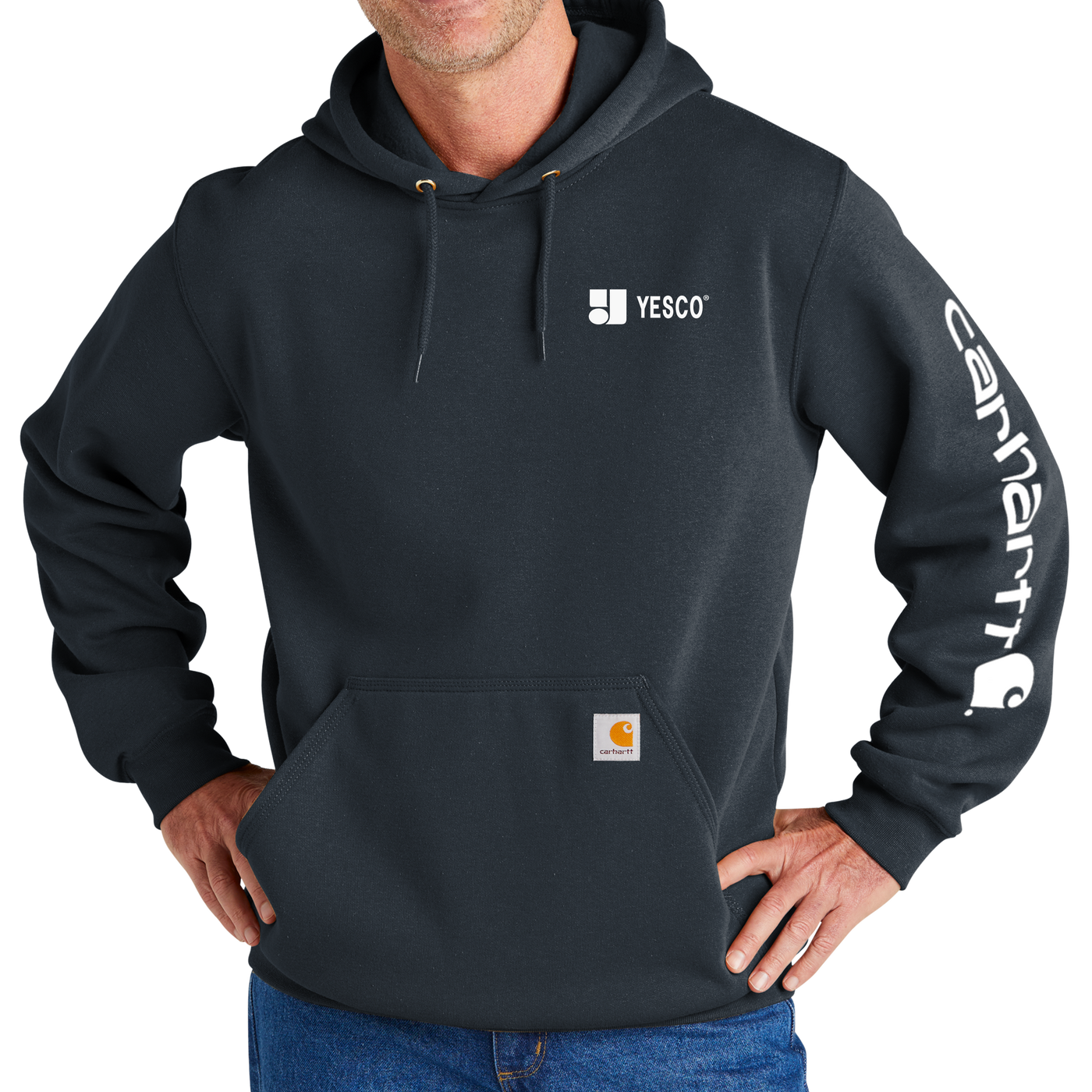 Carhartt® Midweight Hooded Logo Sweatshirt