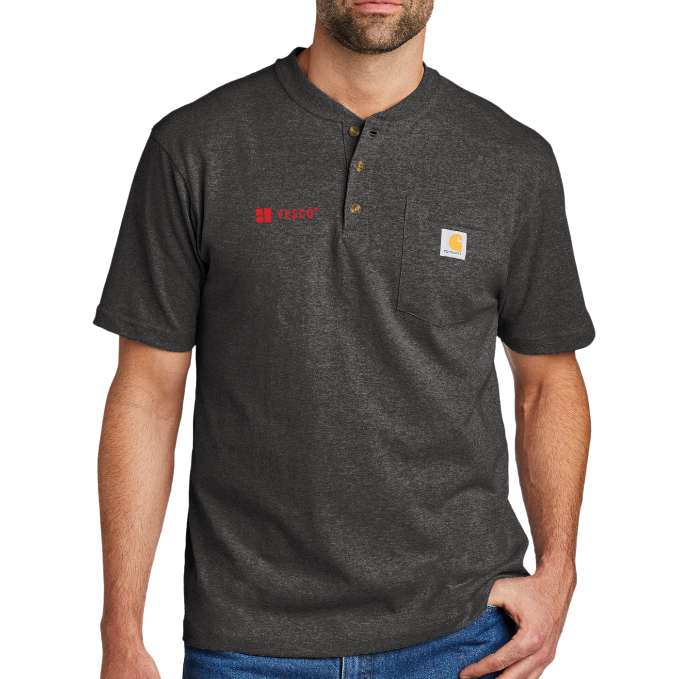 YESCO Canada- Carhartt® Short Sleeve Henley T-Shirt