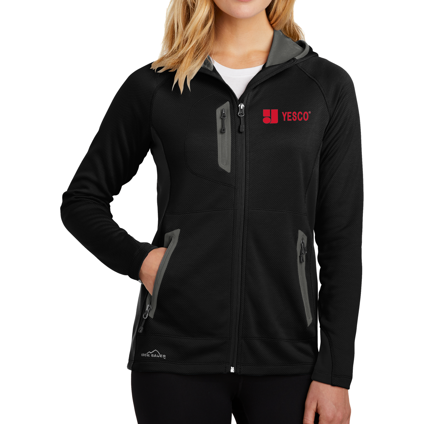 Eddie Bauer ® Ladies Sport Hooded Full-Zip Fleece Jacket