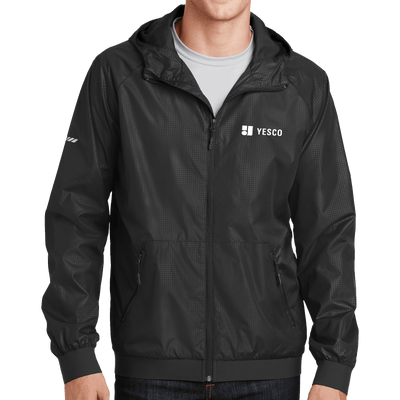 Sport-Tek Embossed Hooded Wind Jacket