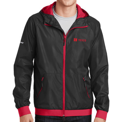 Sport-Tek Embossed Hooded Wind Jacket