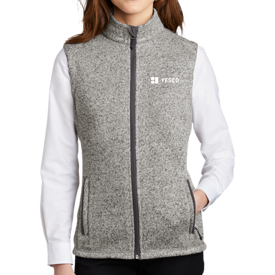 Port Authority Ladies Sweater Fleece Vest