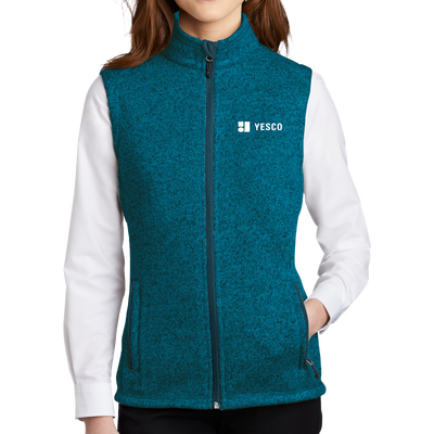 Port Authority Ladies Sweater Fleece Vest