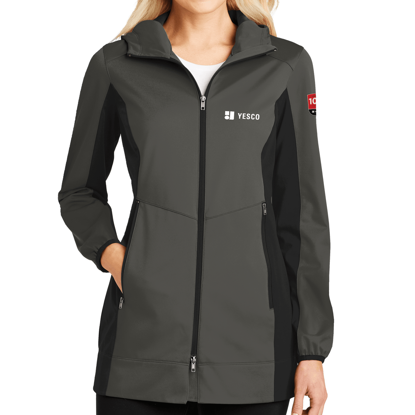 100 Years- Port Authority Ladies Active Hooded Soft Shell Jacket – YESCO  STORE