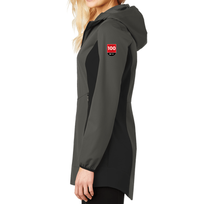 100 Years- Port Authority Ladies Active Hooded Soft Shell Jacket