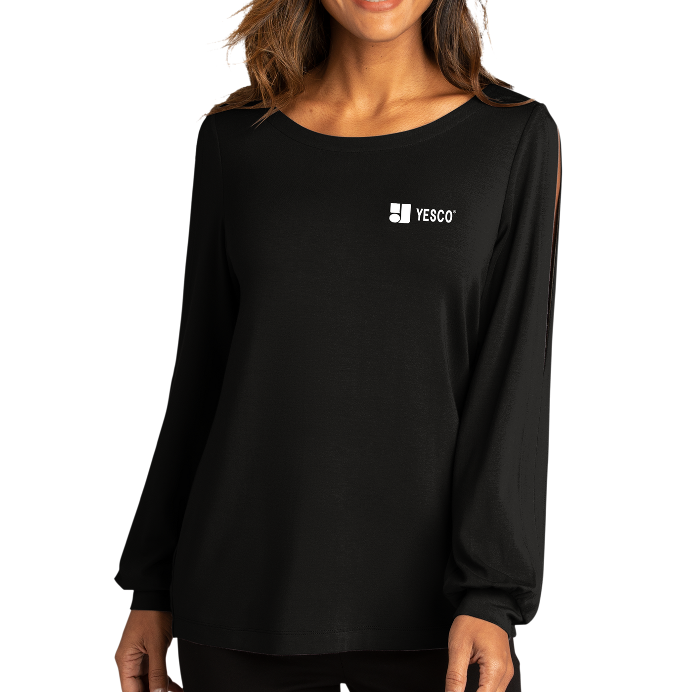 Port Authority ® Ladies Luxe Knit Jewel Neck Top