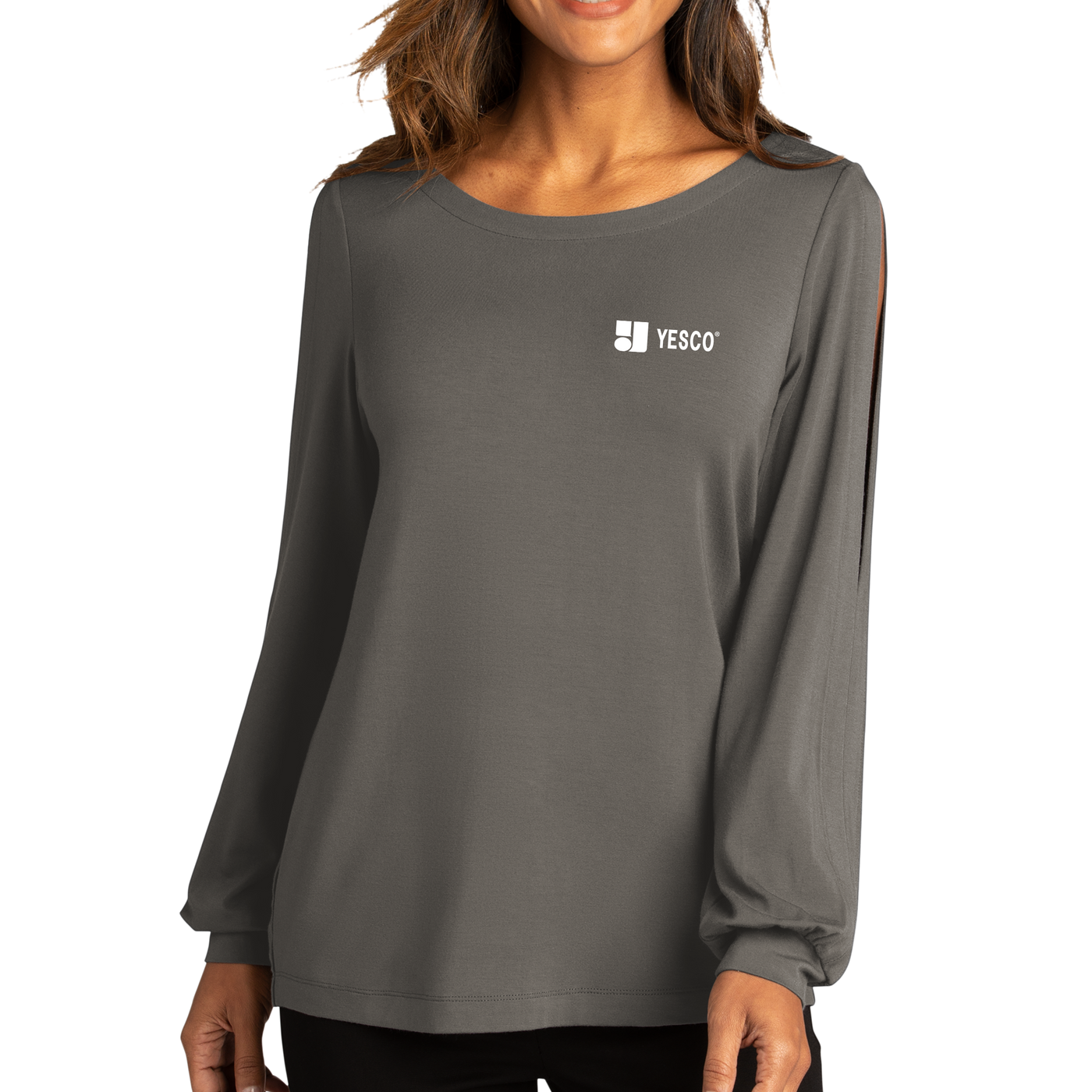 Port Authority ® Ladies Luxe Knit Jewel Neck Top