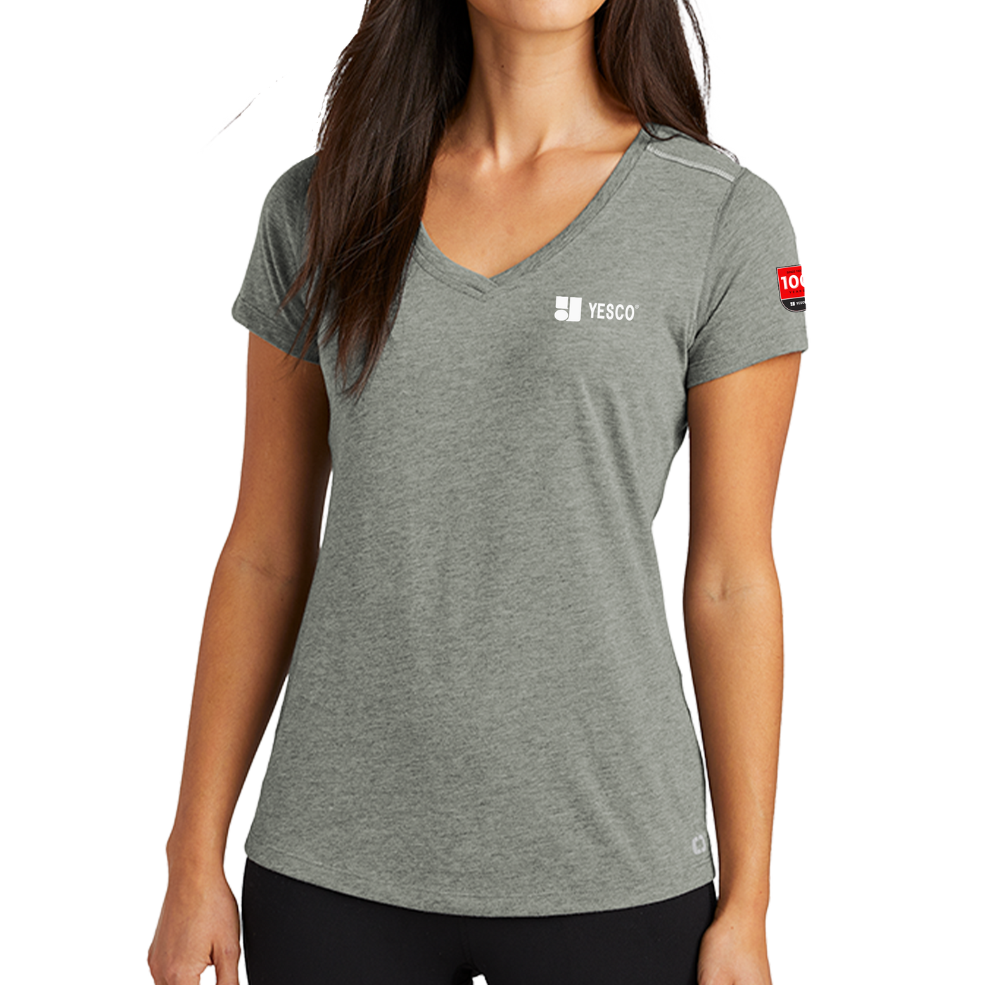 100 YEARS- OGIO ® ENDURANCE Ladies Peak V-Neck Tee