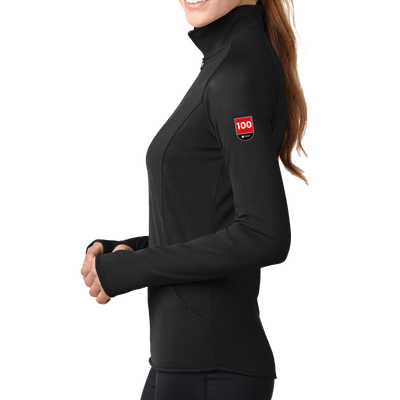 100 Years- Sport-Tek Ladies Sport-Wick Stretch 1/2-Zip Pullover