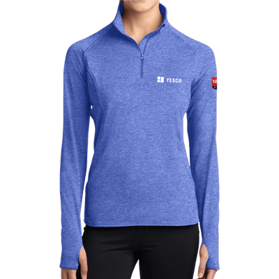 100 Years- Sport-Tek Ladies Sport-Wick Stretch 1/2-Zip Pullover