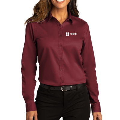 Port Authority® Ladies Long Sleeve SuperPro React ™