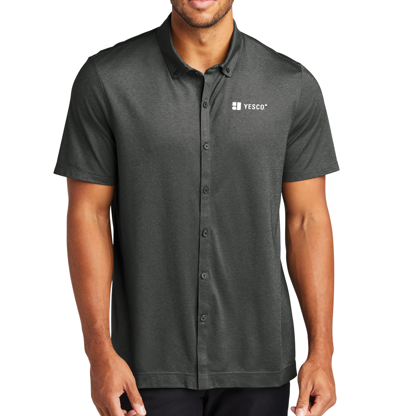 YESCO Canada - MERCER+METTLE™ Stretch Pique Full-Button Polo