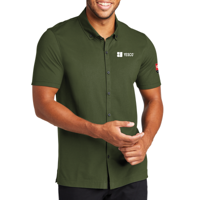 100 Years - MERCER+METTLE™ Stretch Pique Full-Button Polo