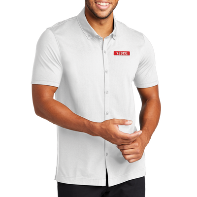 Outdoor - MERCER+METTLE™ Stretch Pique Full-Button Polo