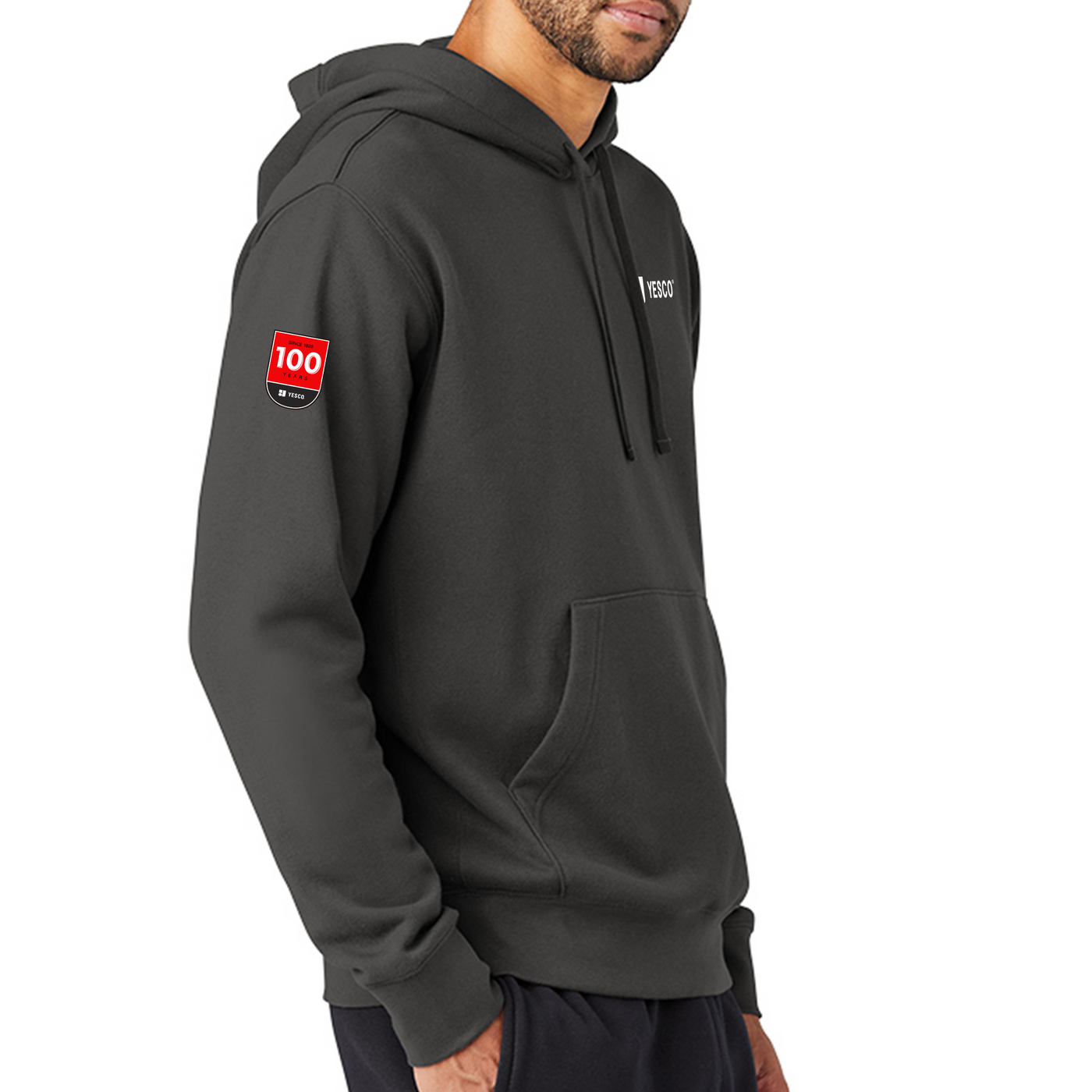 100 years - Nike Club Fleece Sleeve Swoosh Pullover Hoodie