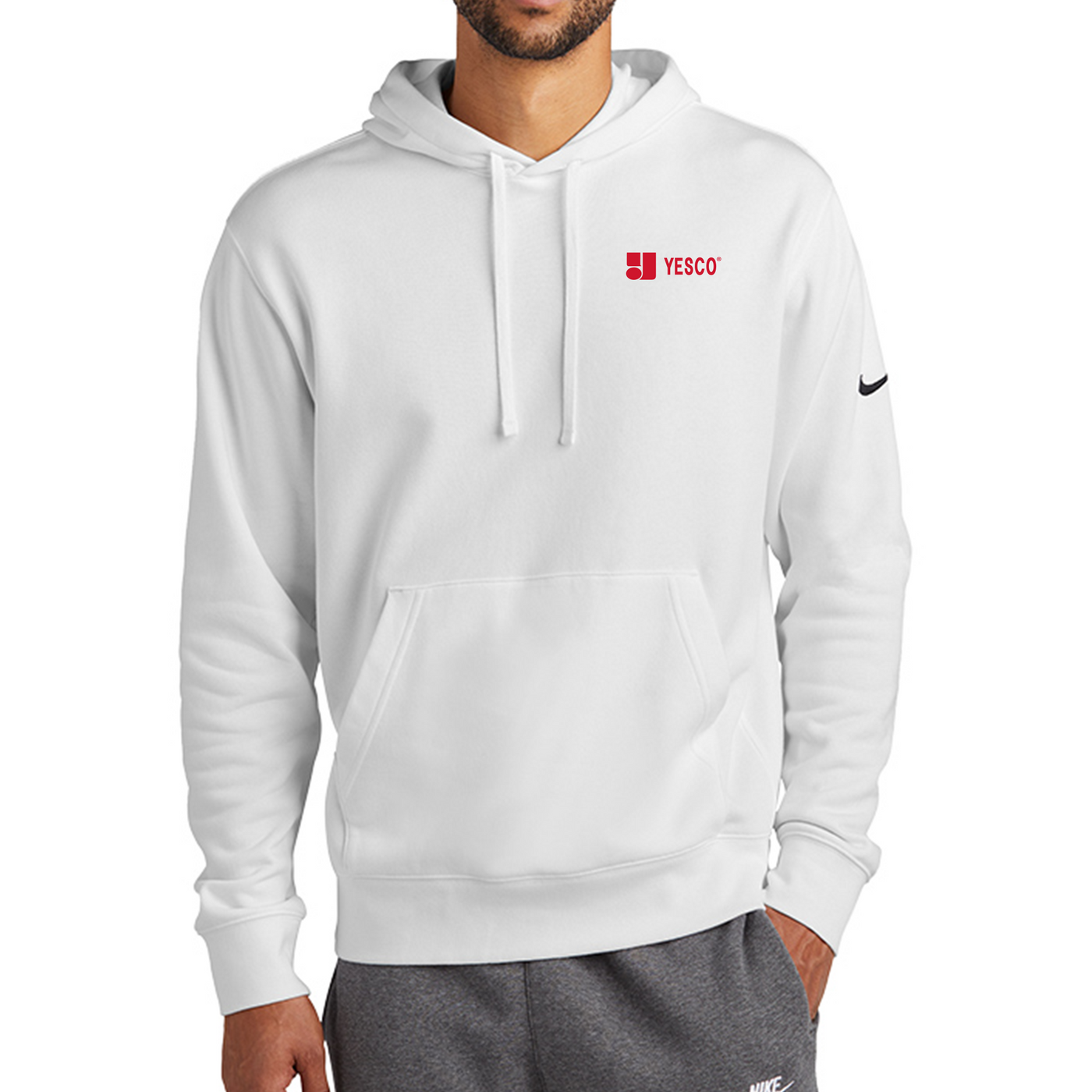 Nike Club Fleece Sleeve Swoosh Pullover Hoodie