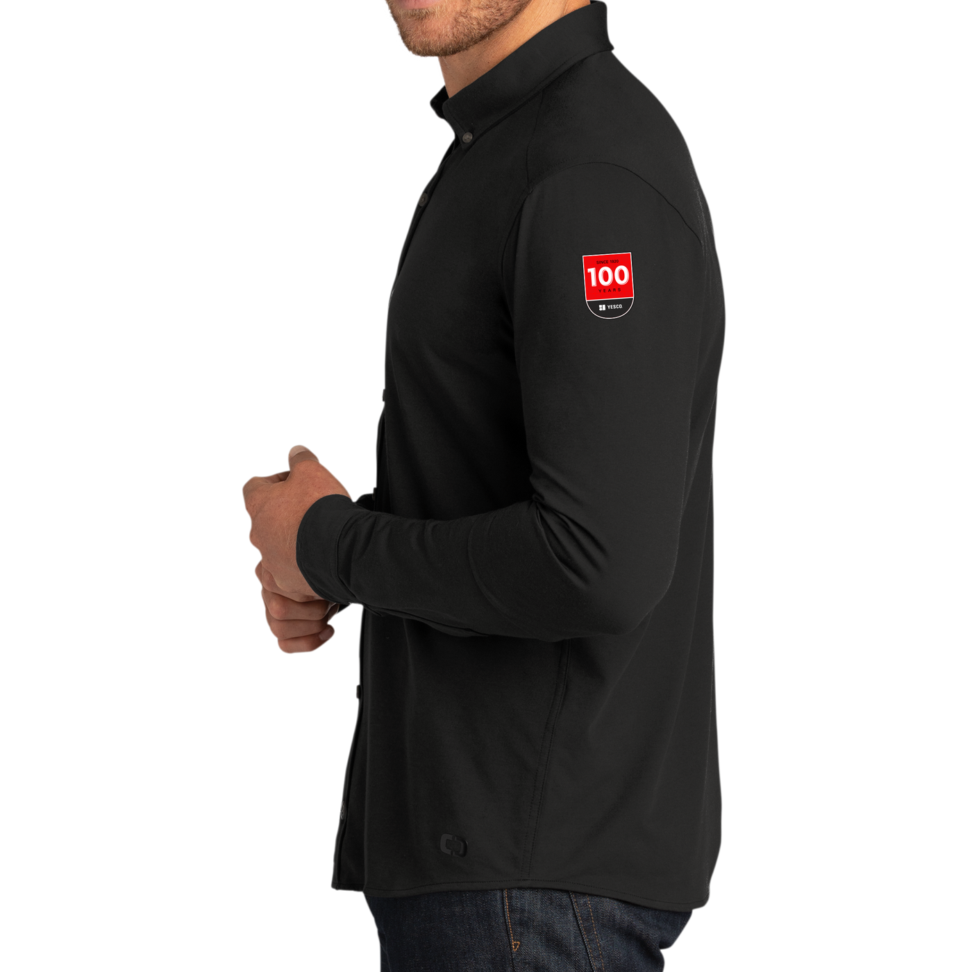 100 Years - OGIO ® Code Stretch Long Sleeve Button-Up