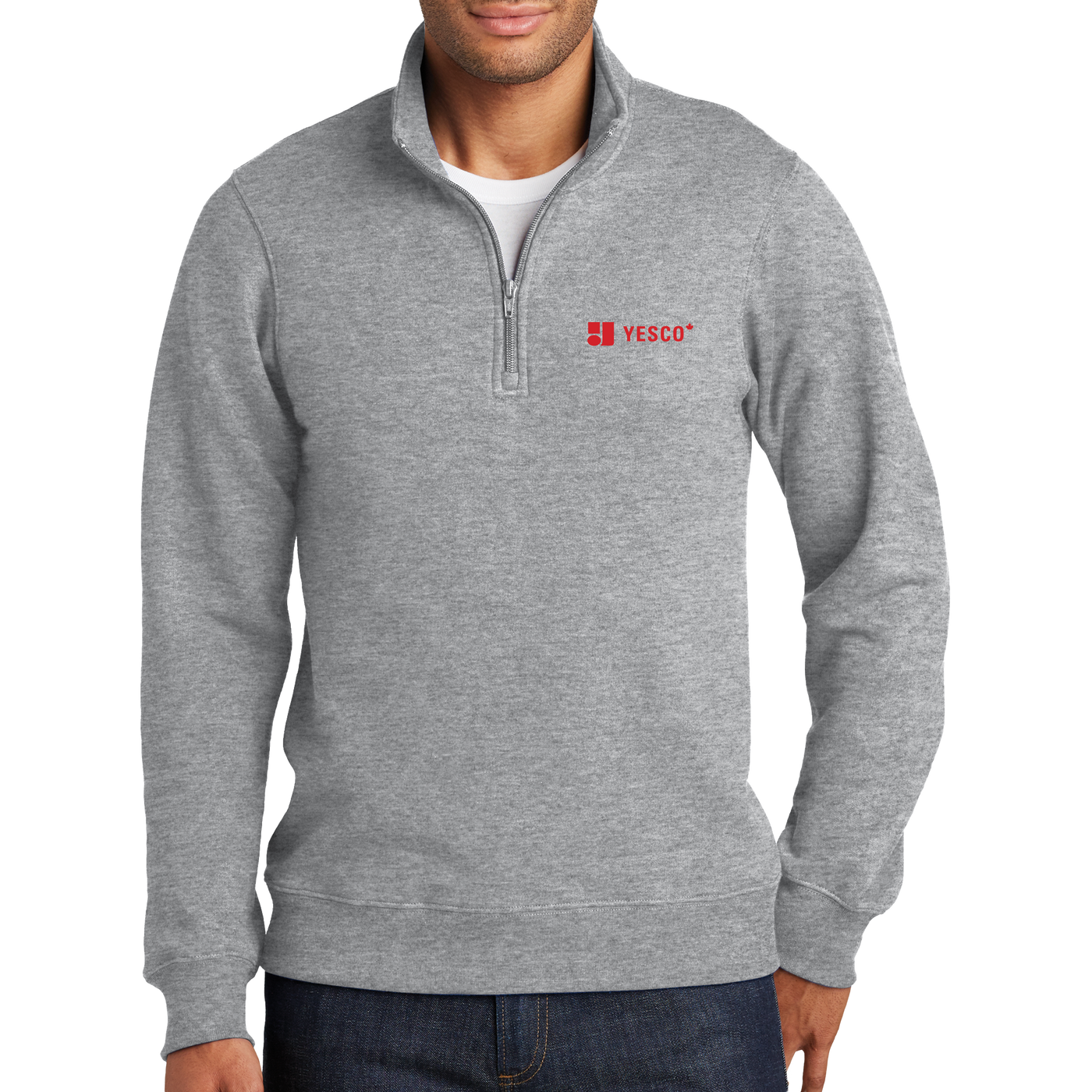 YESCO Canada - Port & Company Fan Favorite Fleece 1/4-Zip Pullover Sweatshirt