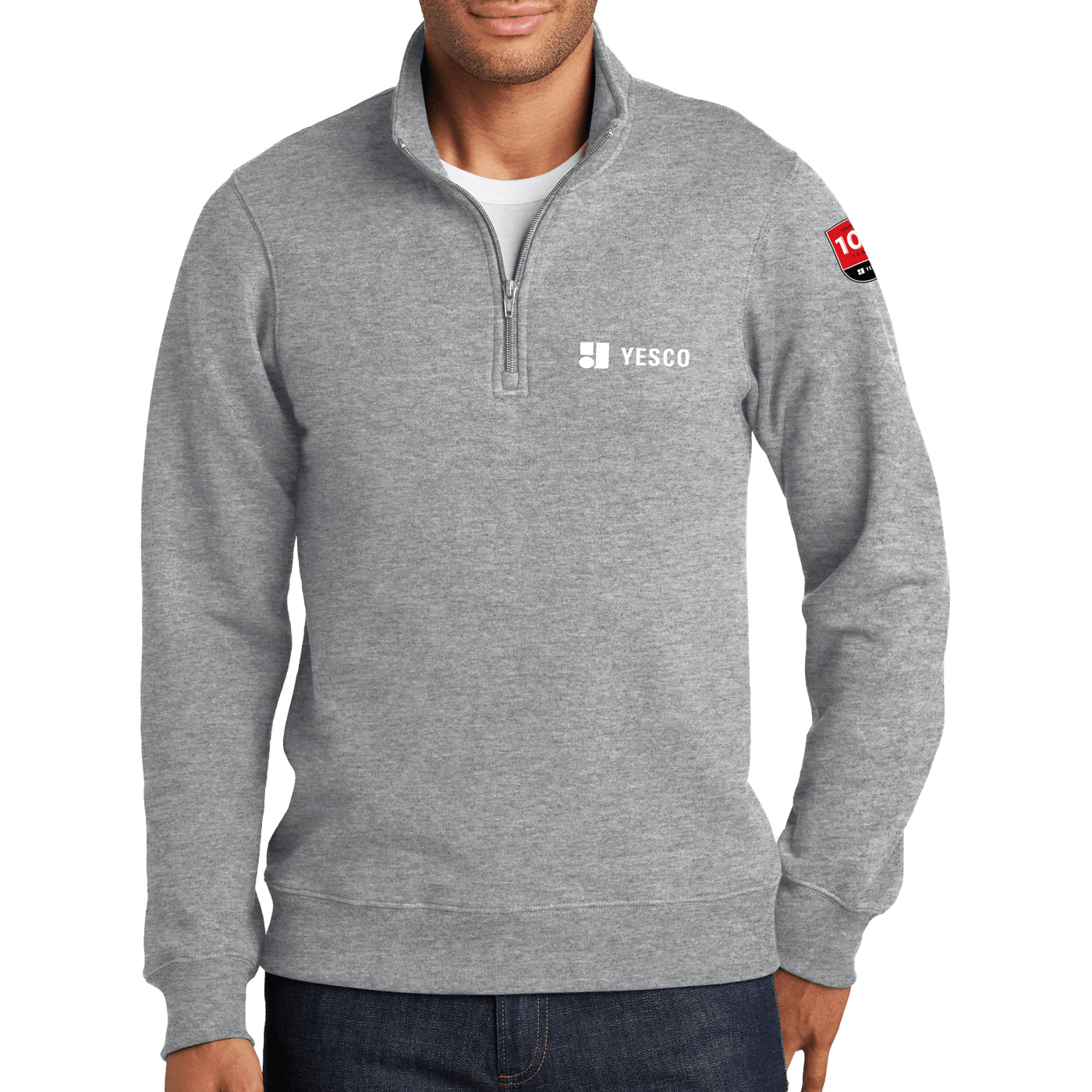 100 Years- Port & Company Fan Favorite Fleece 1/4-Zip Pullover Sweatshirt