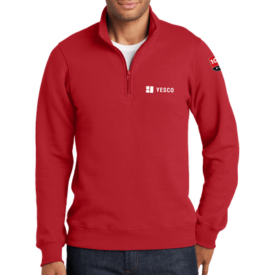 100 Years- Port & Company Fan Favorite Fleece 1/4-Zip Pullover Sweatshirt