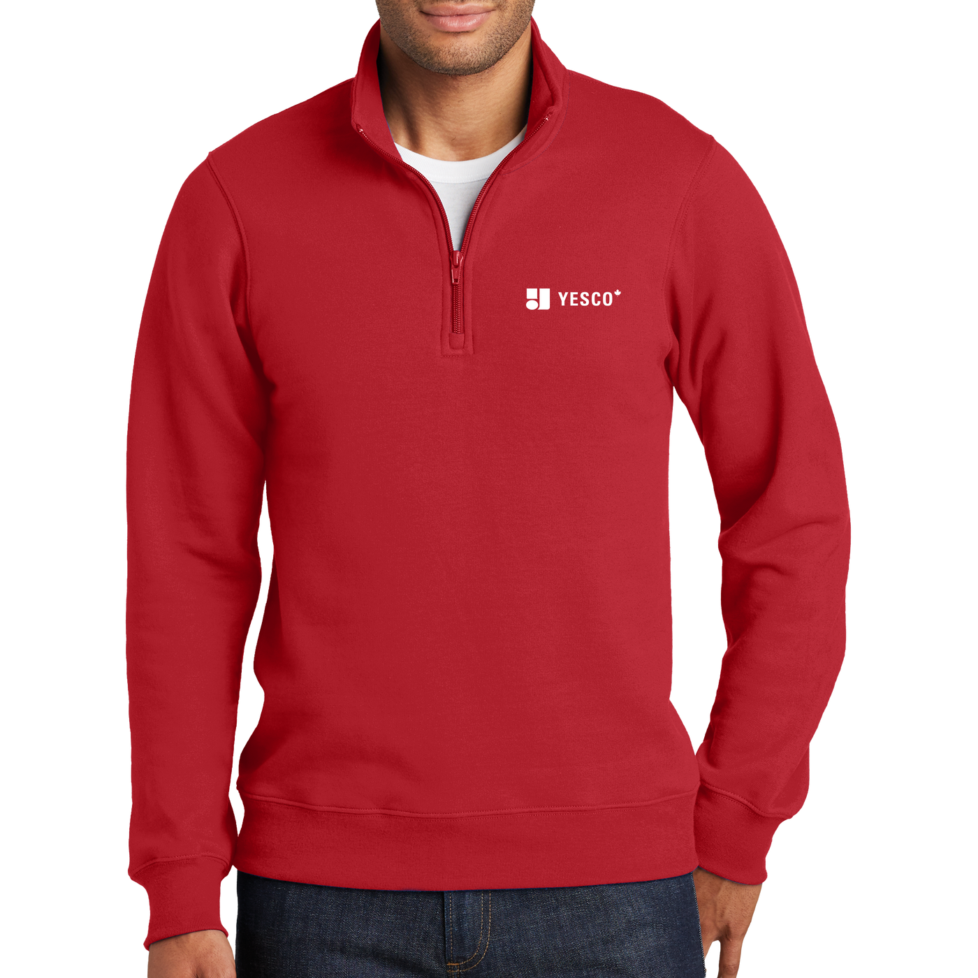 YESCO Canada - Port & Company Fan Favorite Fleece 1/4-Zip Pullover Sweatshirt