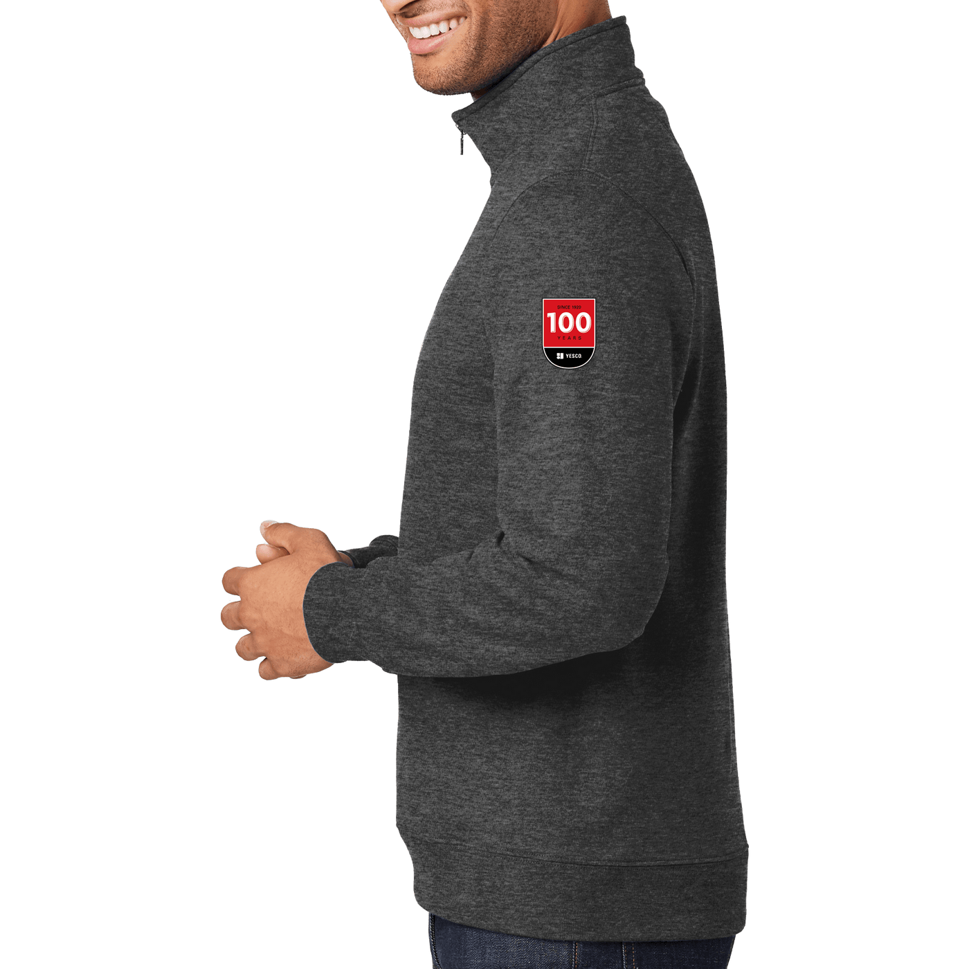 100 Years- Port & Company Fan Favorite Fleece 1/4-Zip Pullover Sweatshirt