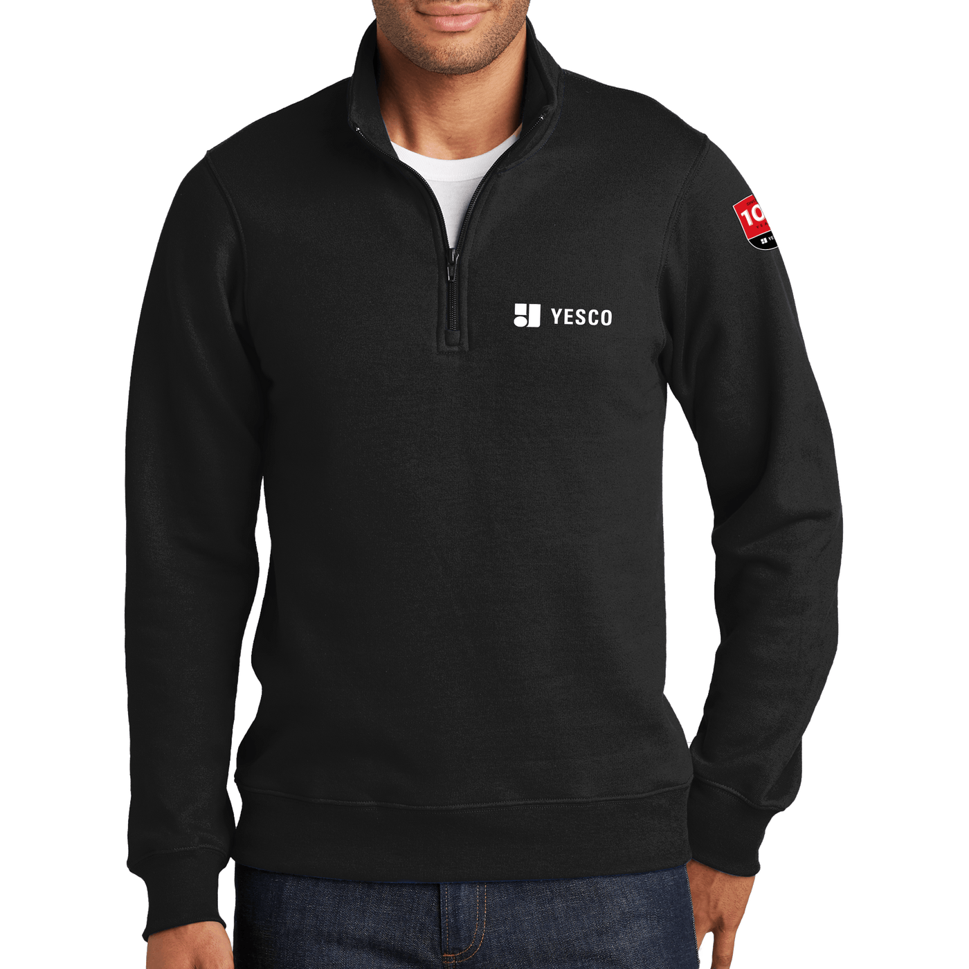 100 Years- Port & Company Fan Favorite Fleece 1/4-Zip Pullover Sweatshirt