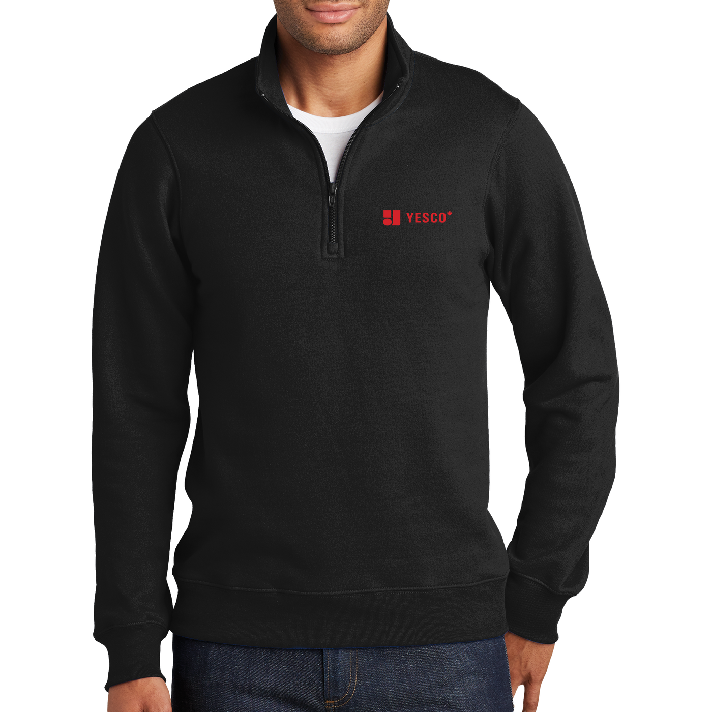 YESCO Canada - Port & Company Fan Favorite Fleece 1/4-Zip Pullover Sweatshirt