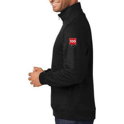 100 Years- Port & Company Fan Favorite Fleece 1/4-Zip Pullover Sweatshirt