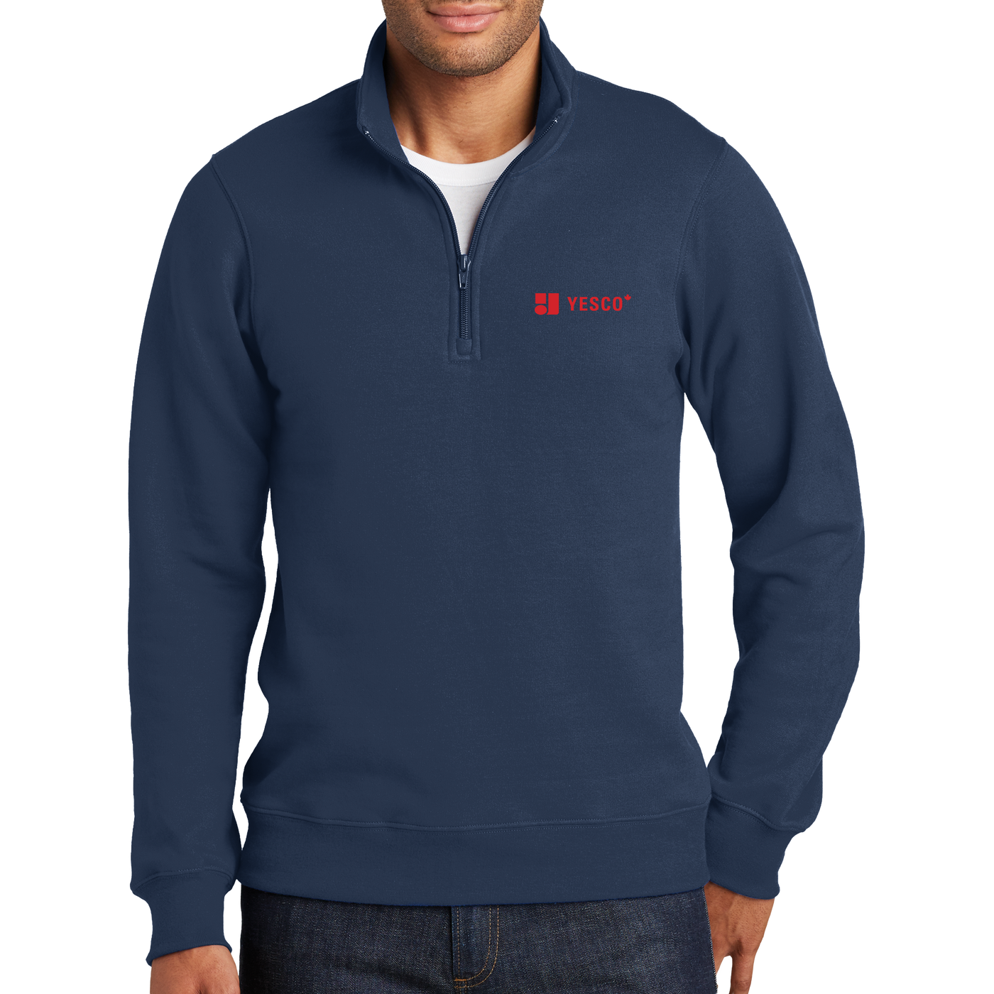 YESCO Canada - Port & Company Fan Favorite Fleece 1/4-Zip Pullover Sweatshirt