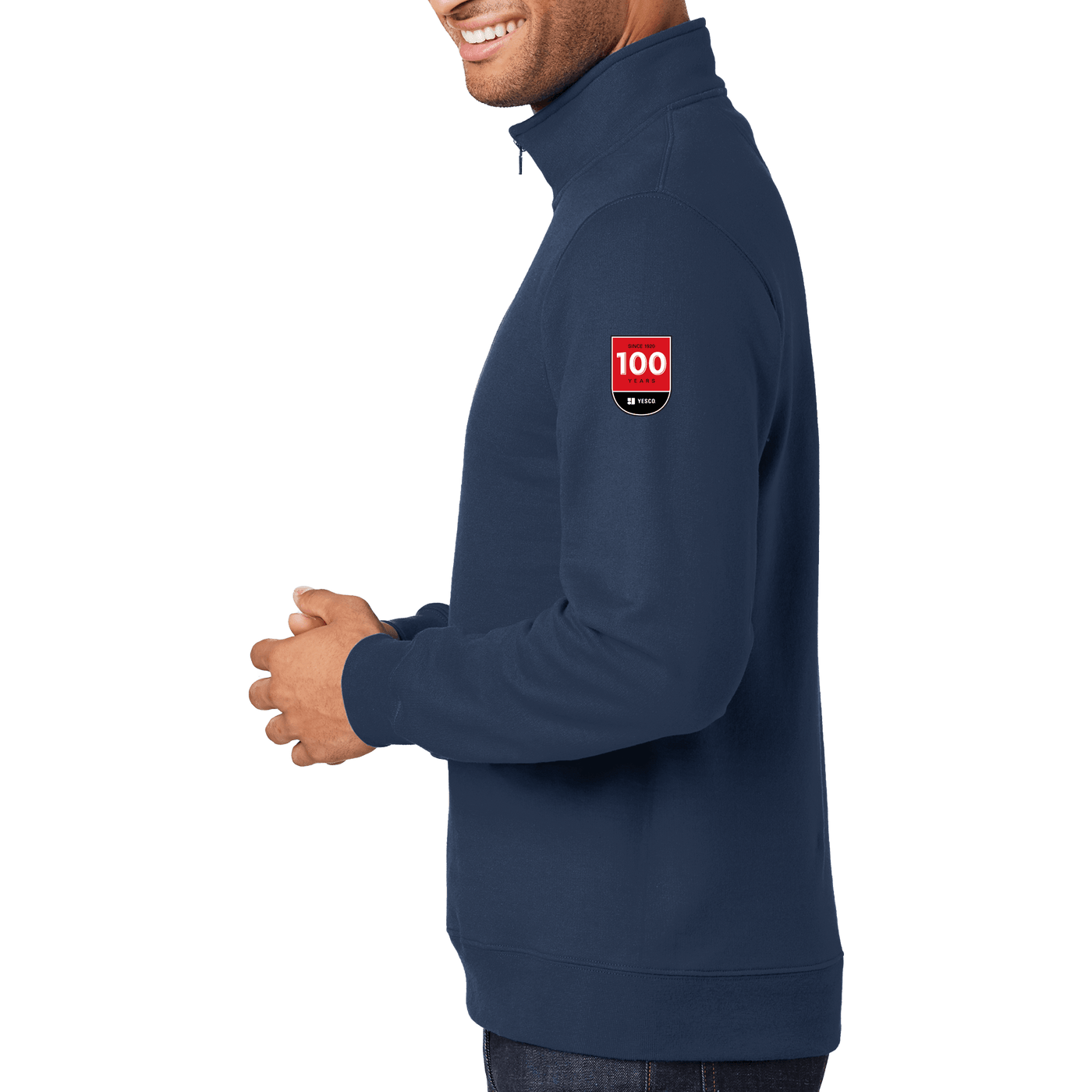 100 Years- Port & Company Fan Favorite Fleece 1/4-Zip Pullover Sweatshirt