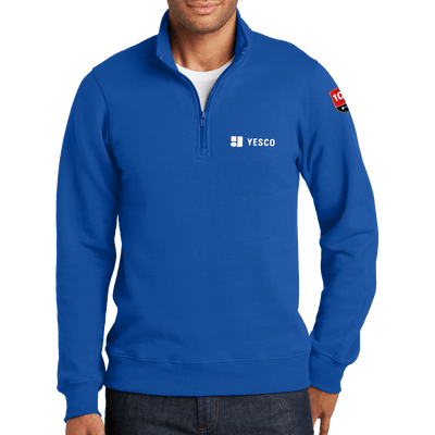 100 Years- Port & Company Fan Favorite Fleece 1/4-Zip Pullover Sweatshirt