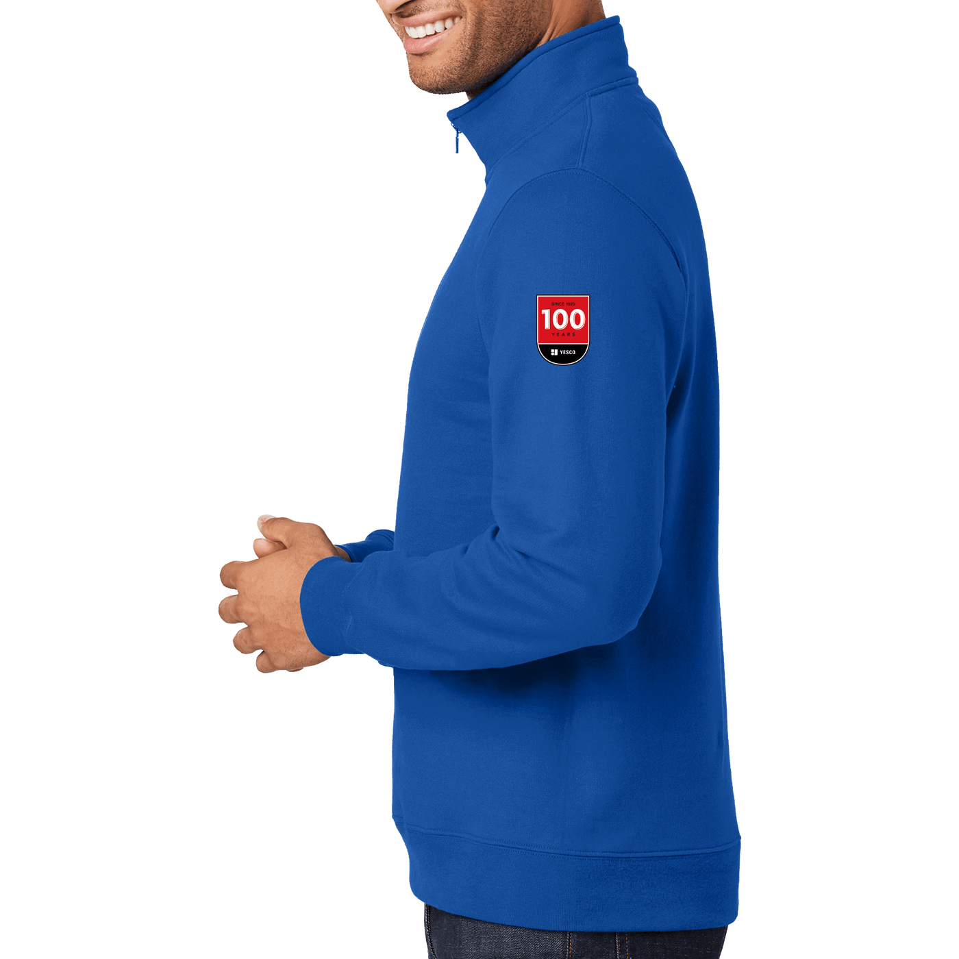 100 Years- Port & Company Fan Favorite Fleece 1/4-Zip Pullover Sweatshirt