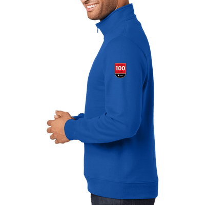 100 Years- Port & Company Fan Favorite Fleece 1/4-Zip Pullover Sweatshirt