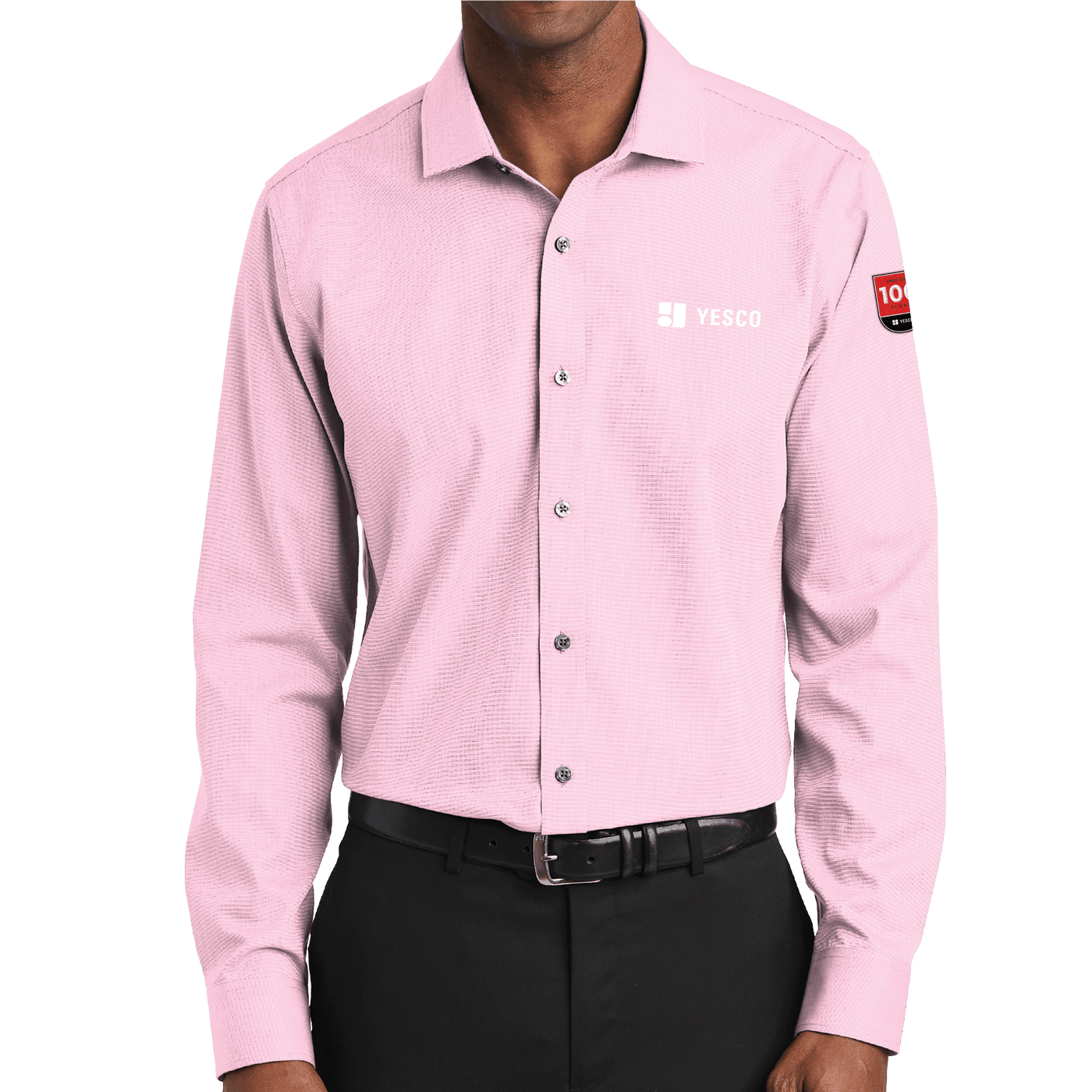 100 Years- Red House Slim Fit Nailhead Non-Iron Shirt