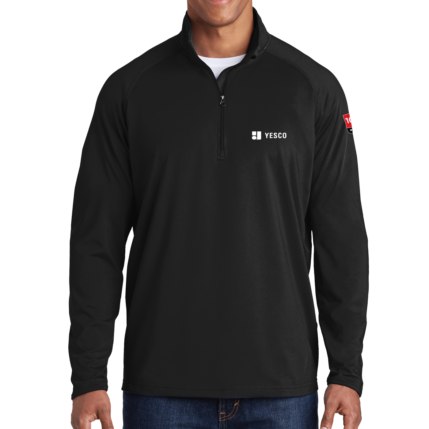 100 Years- Sport-Tek Sport-Wick Stretch 1/2-Zip Pullover