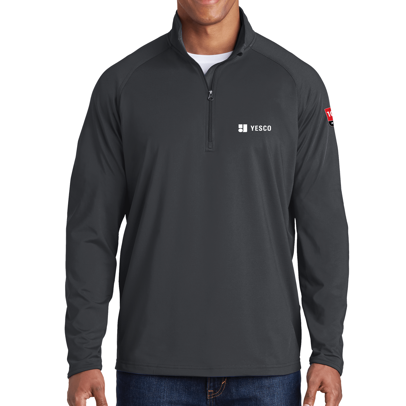 100 Years- Sport-Tek Sport-Wick Stretch 1/2-Zip Pullover