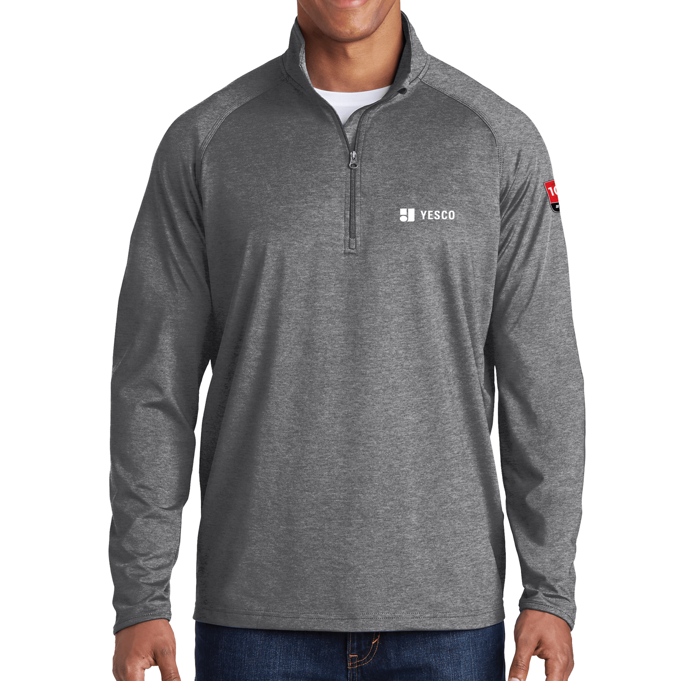 100 Years- Sport-Tek Sport-Wick Stretch 1/2-Zip Pullover