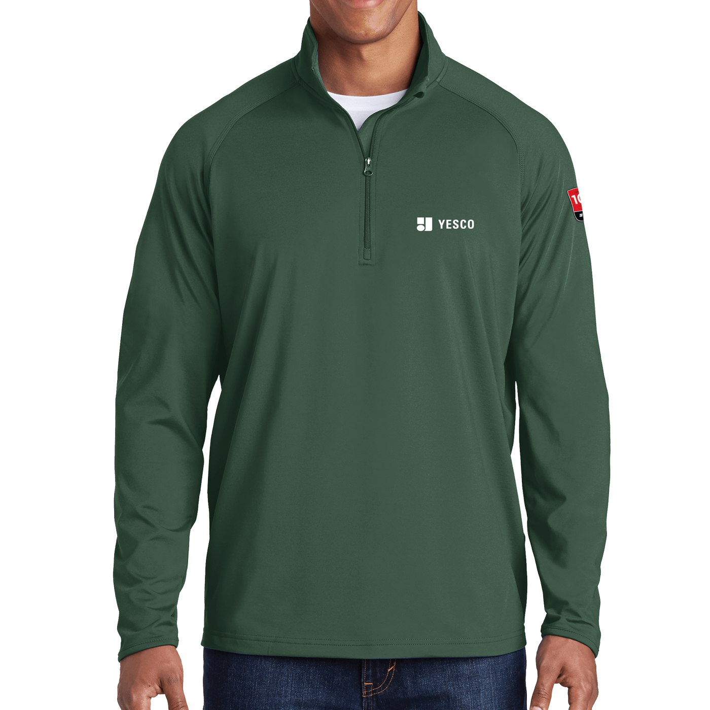 100 Years- Sport-Tek Sport-Wick Stretch 1/2-Zip Pullover