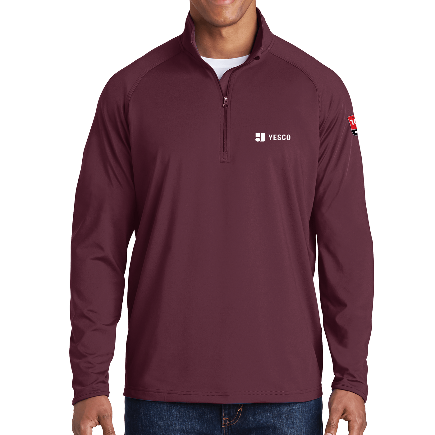 100 Years- Sport-Tek Sport-Wick Stretch 1/2-Zip Pullover