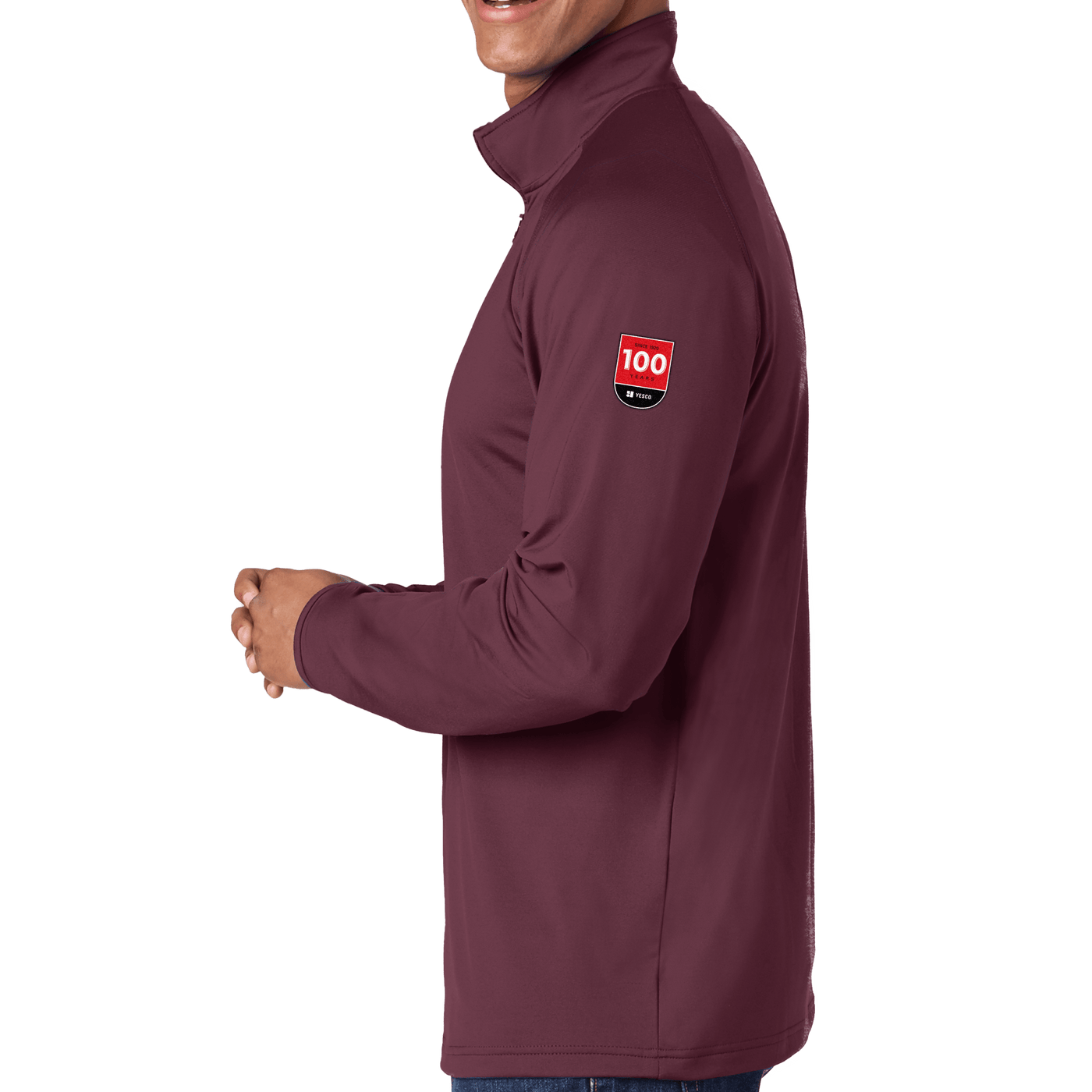 100 Years- Sport-Tek Sport-Wick Stretch 1/2-Zip Pullover