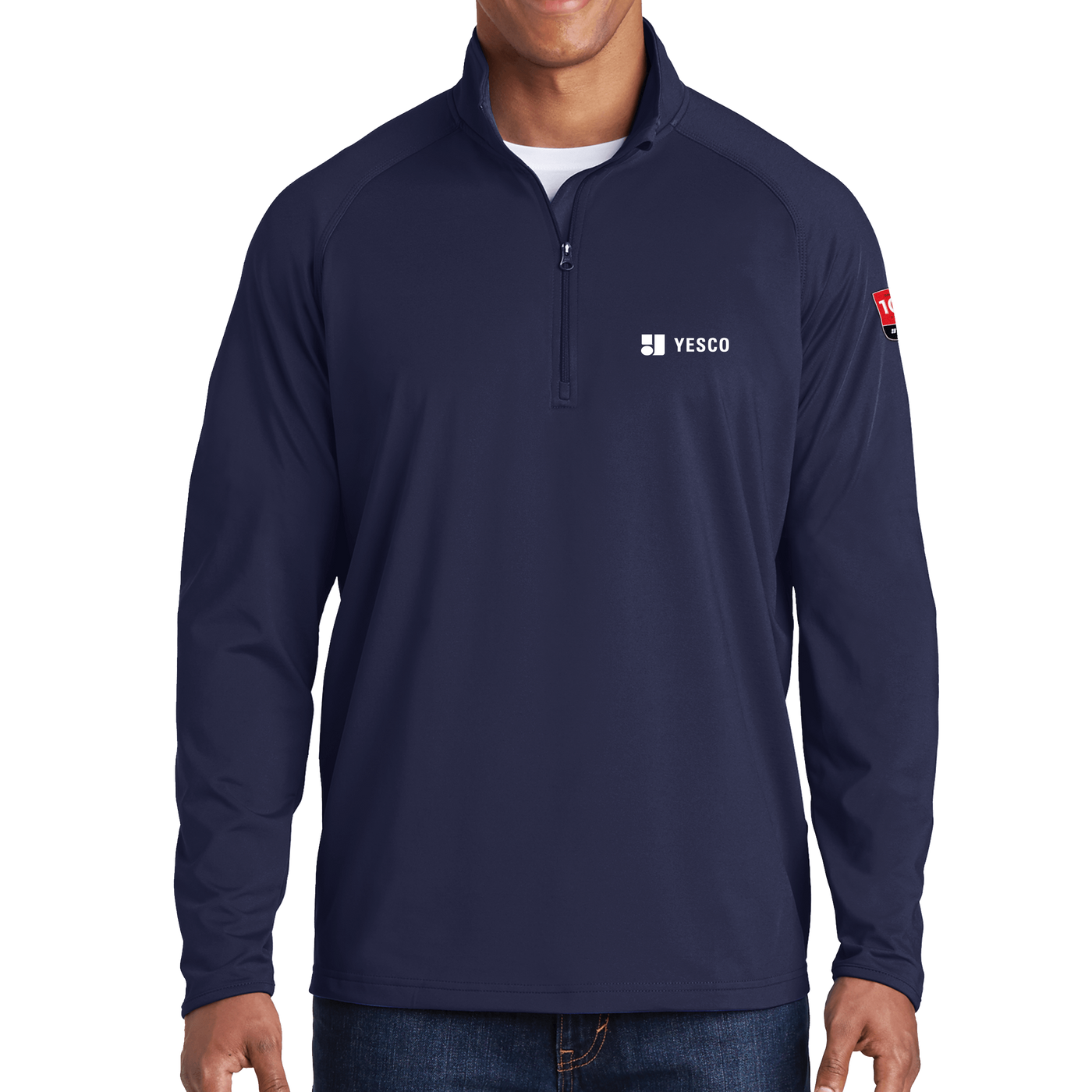 100 Years- Sport-Tek Sport-Wick Stretch 1/2-Zip Pullover