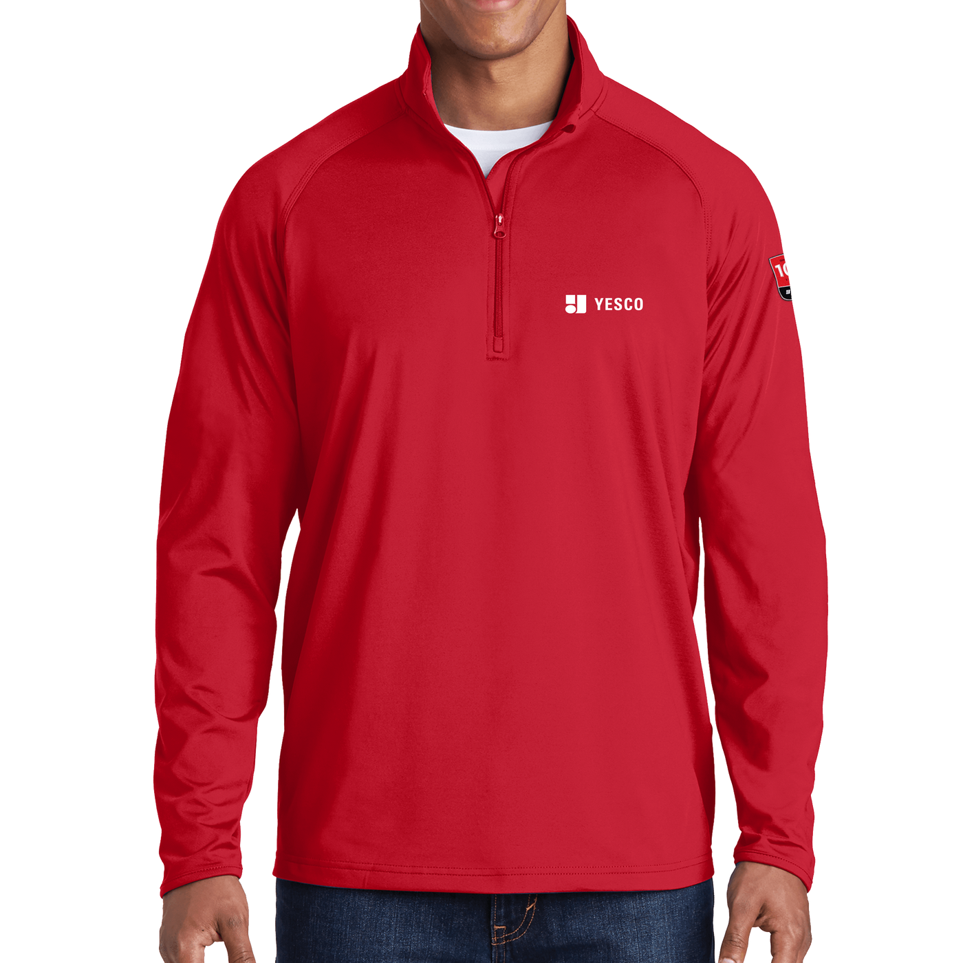 100 Years- Sport-Tek Sport-Wick Stretch 1/2-Zip Pullover